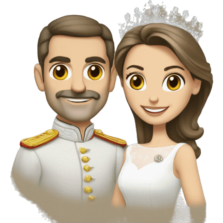 letizia &  king felipe  emoji