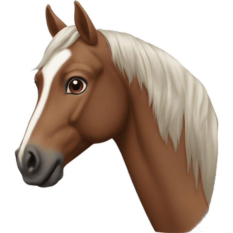 Caballo de paso fino emoji