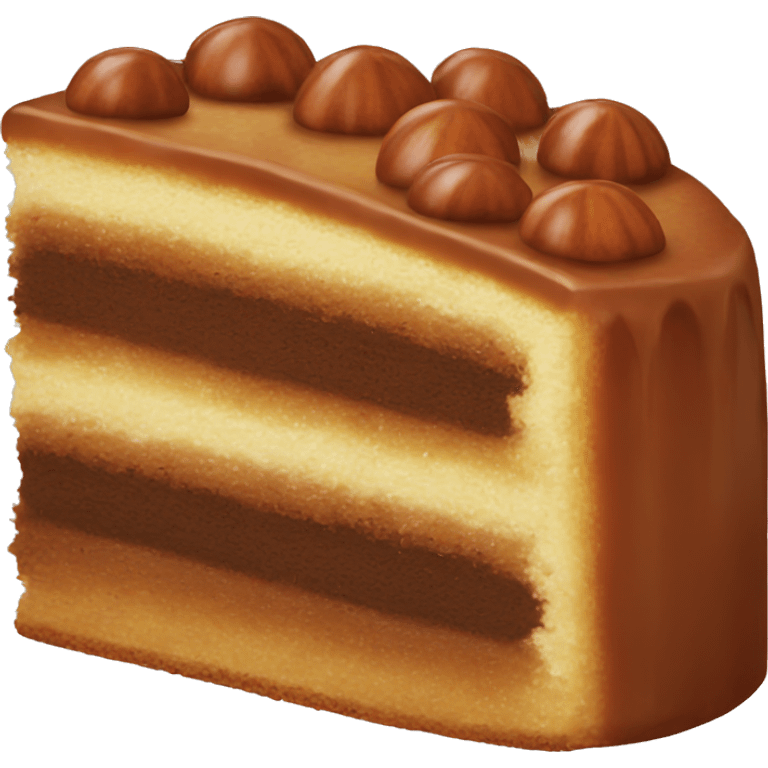 Chestnut cake emoji