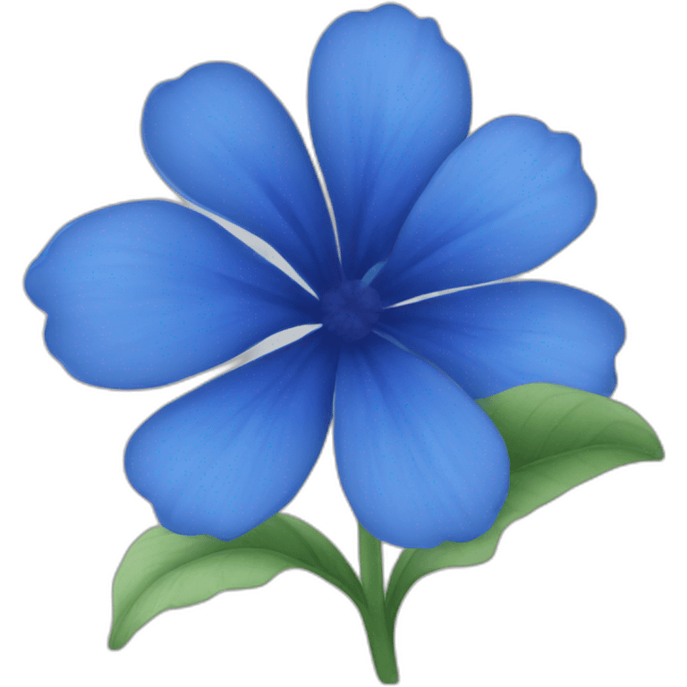 Blue flower  emoji