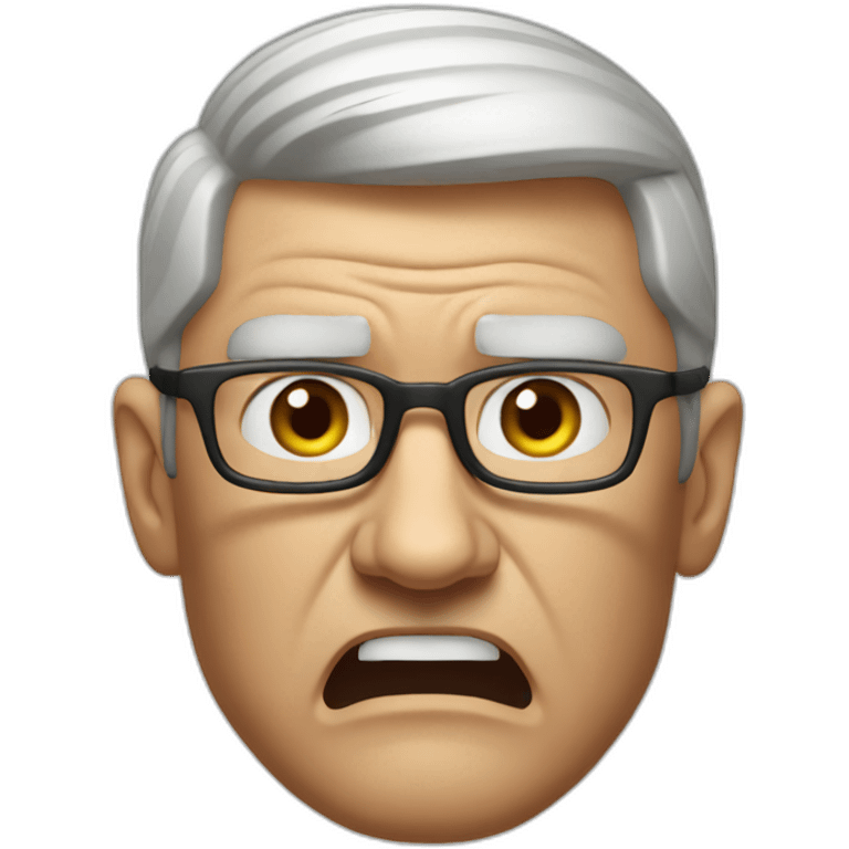 angry tim cook emoji