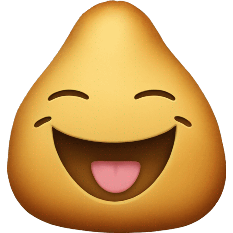 coxinha smiling emoji