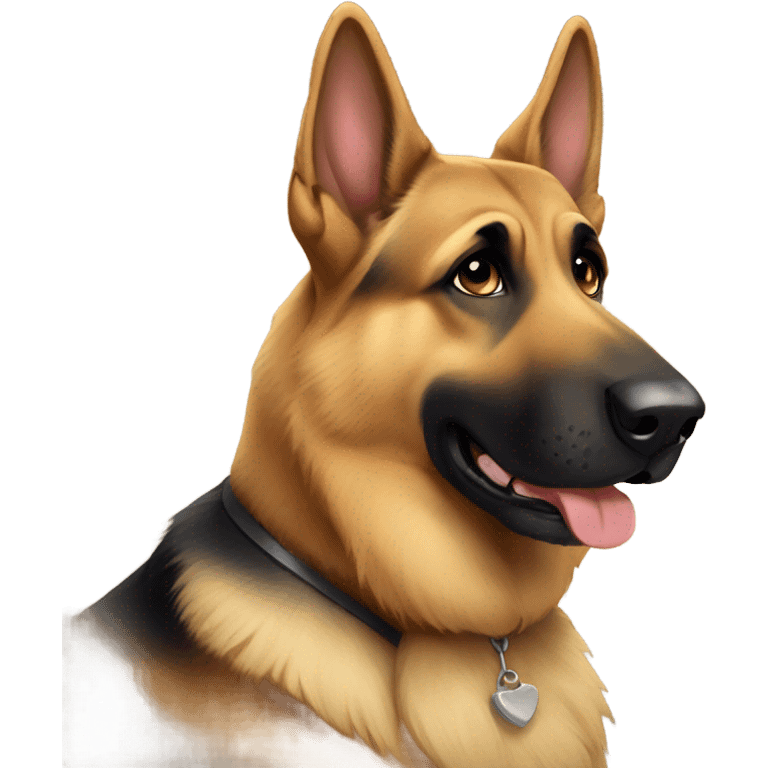 Needy german Shepard emoji