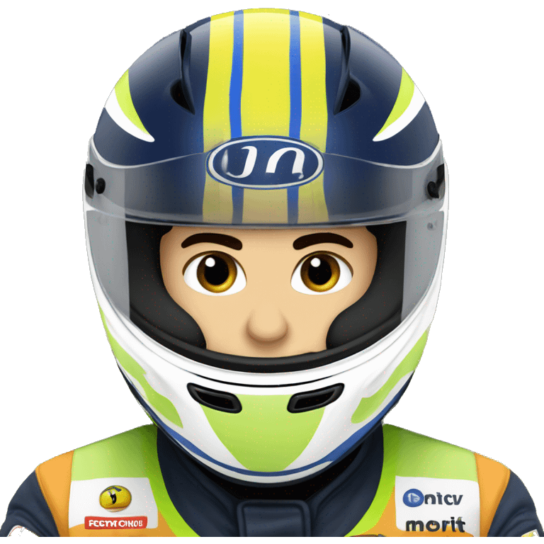 lando norris racing helmet emoji