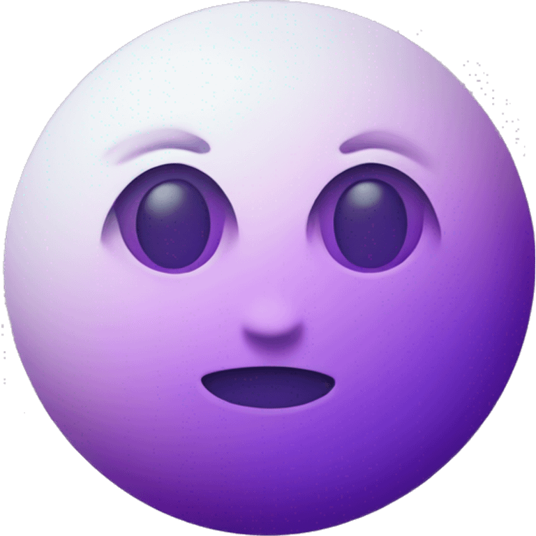 Moon with purple gradient emoji