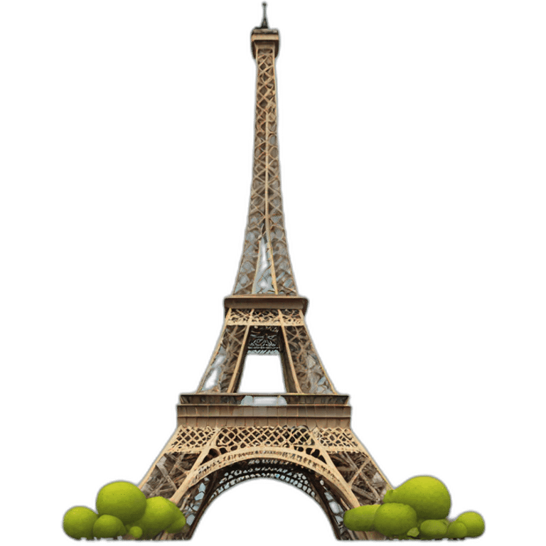 Un chat sur la Tour Eiffel emoji