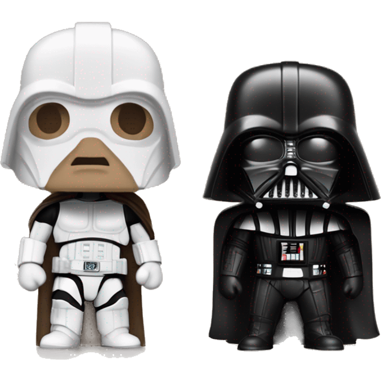 Dáte vader with face gary keller, pop figure emoji