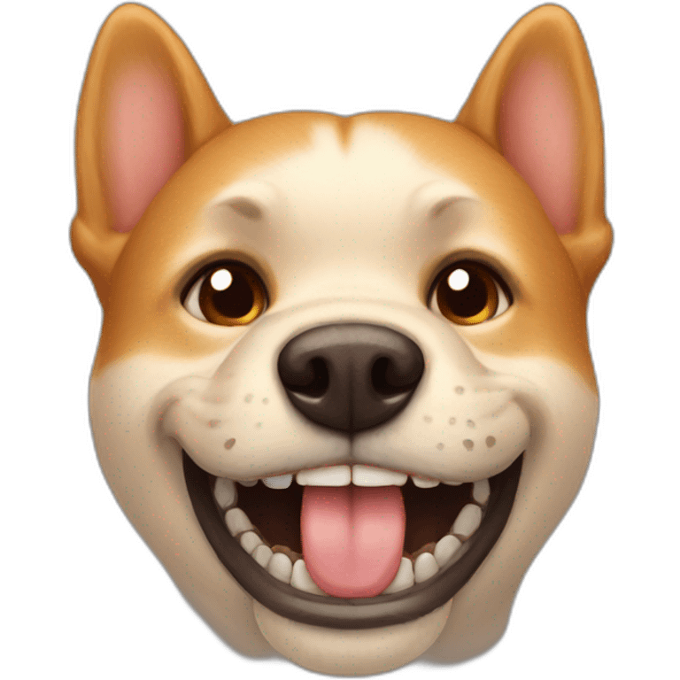 teeth related to dog emoji