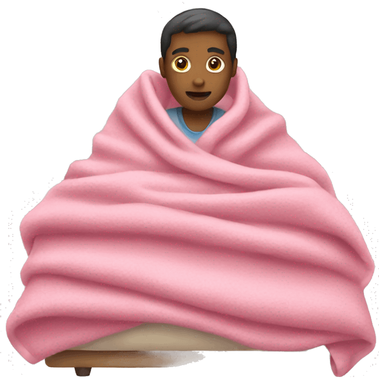 Pink blanket  emoji