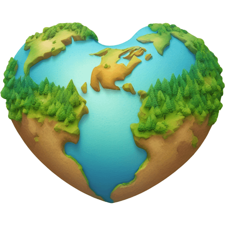 earth heart emoji