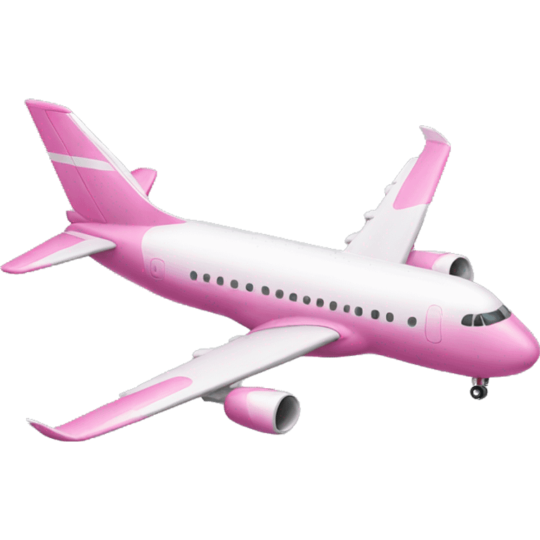 Pink airplane emoji