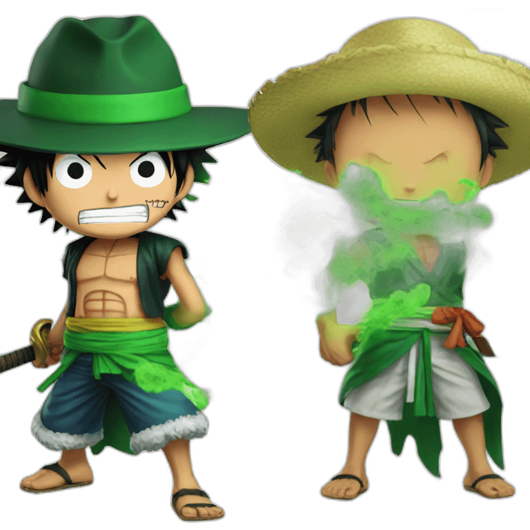 Luffy Vs Zoro emoji