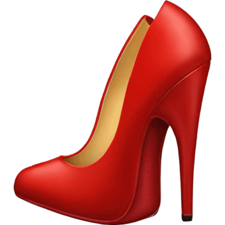 Red bottom heels emoji