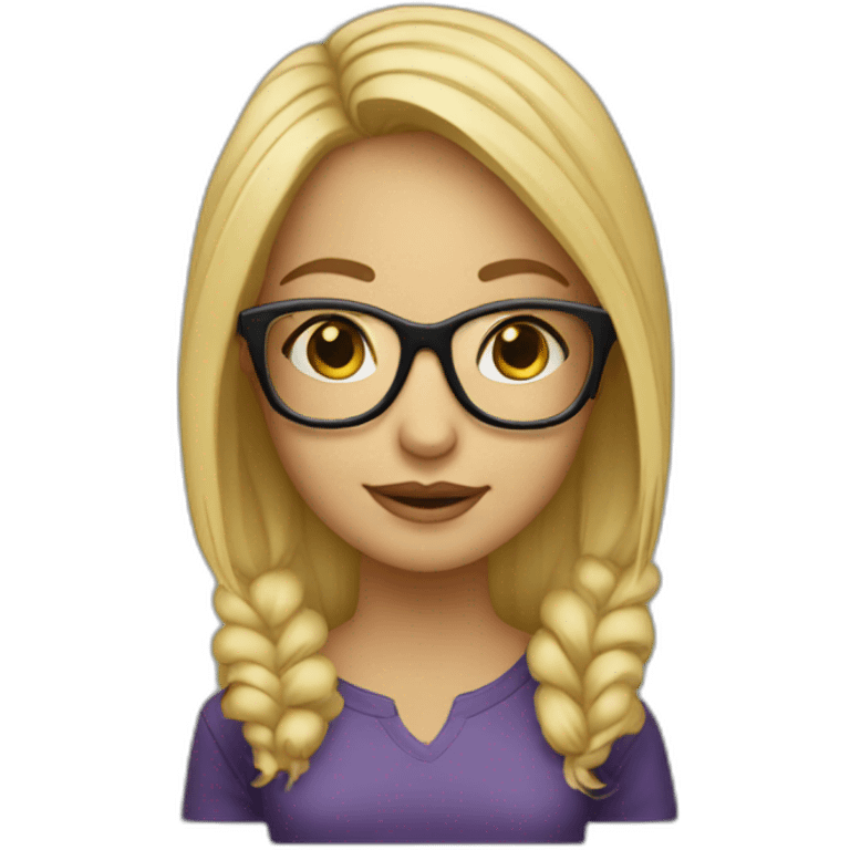 blonde-haired-girl-with-the-glases-What? emoji