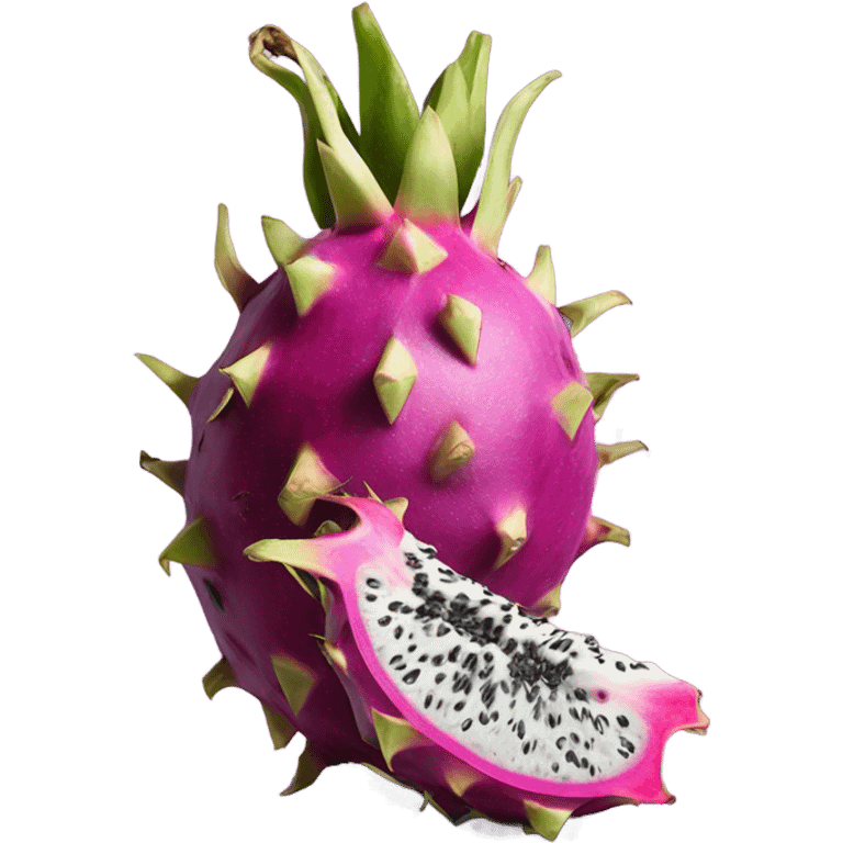 purple dragon fruit emoji