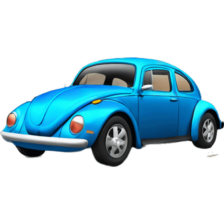 Blue-Beetle Car emoji