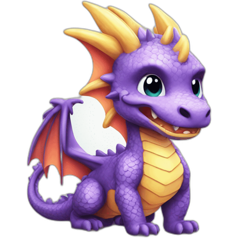 dragon cute CRISTAL emoji