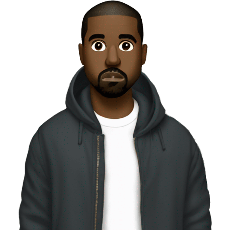 kanye west in paris emoji