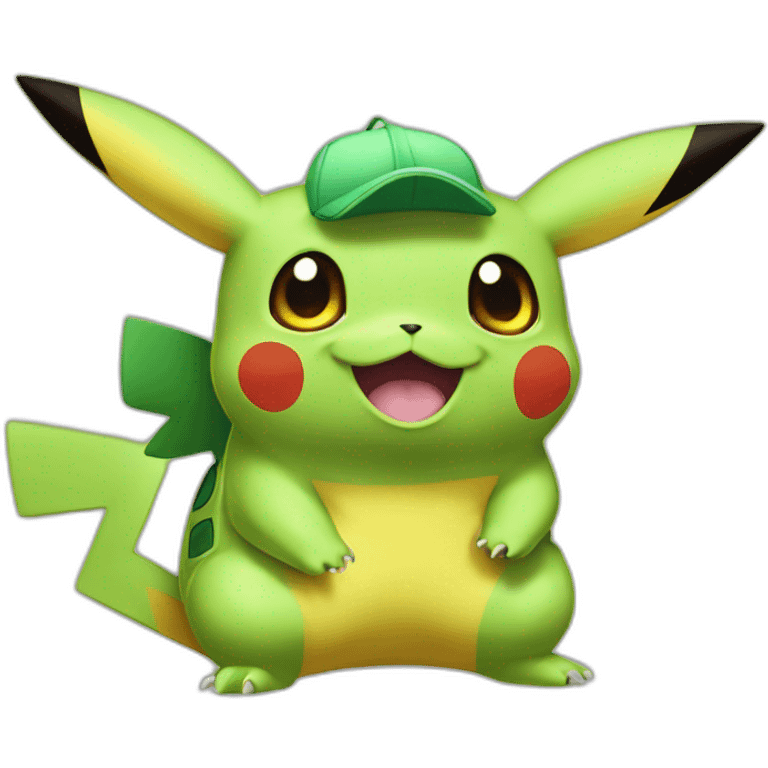 pikachu bulbasaur emoji