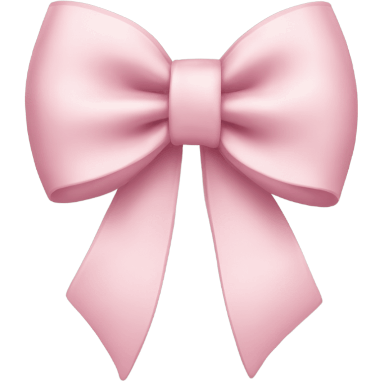 light pink bow emoji