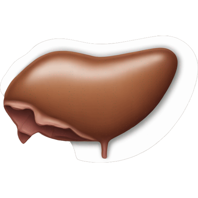 liver in twitter emoji style emoji