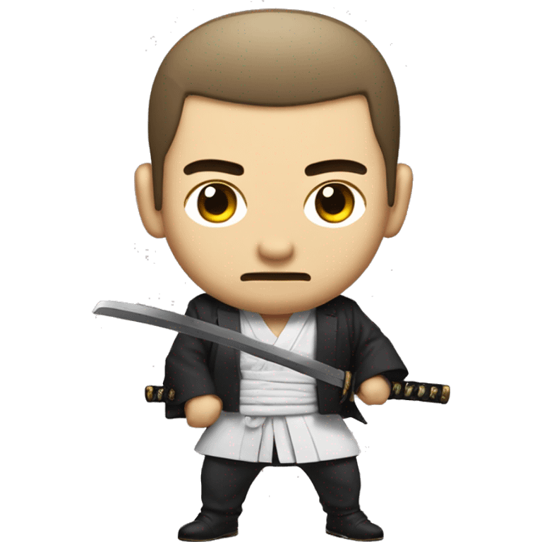 Japanese Yakuza with Samurai Sword but Private Equity emoji