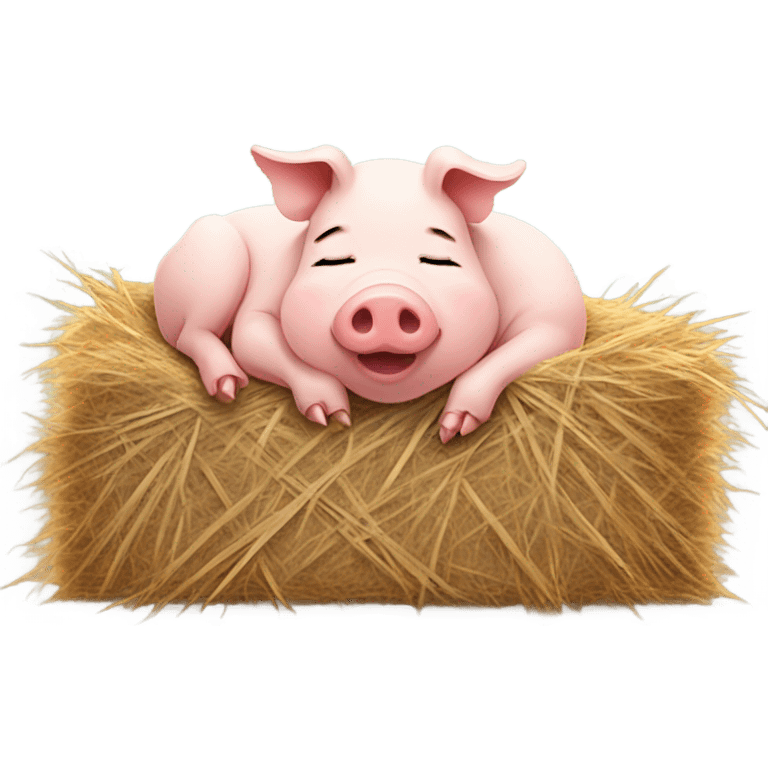 Pig getting ready for bed emoji