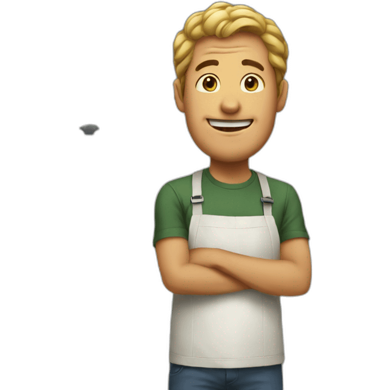 Man in kitchen emoji