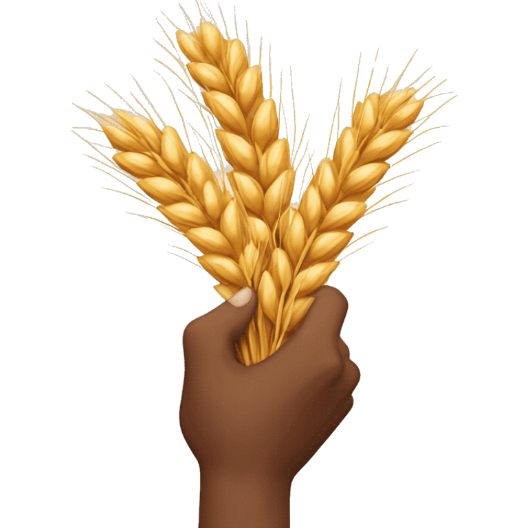 wheat in hand emoji