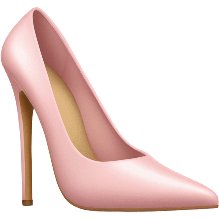 Light pink high heels  emoji