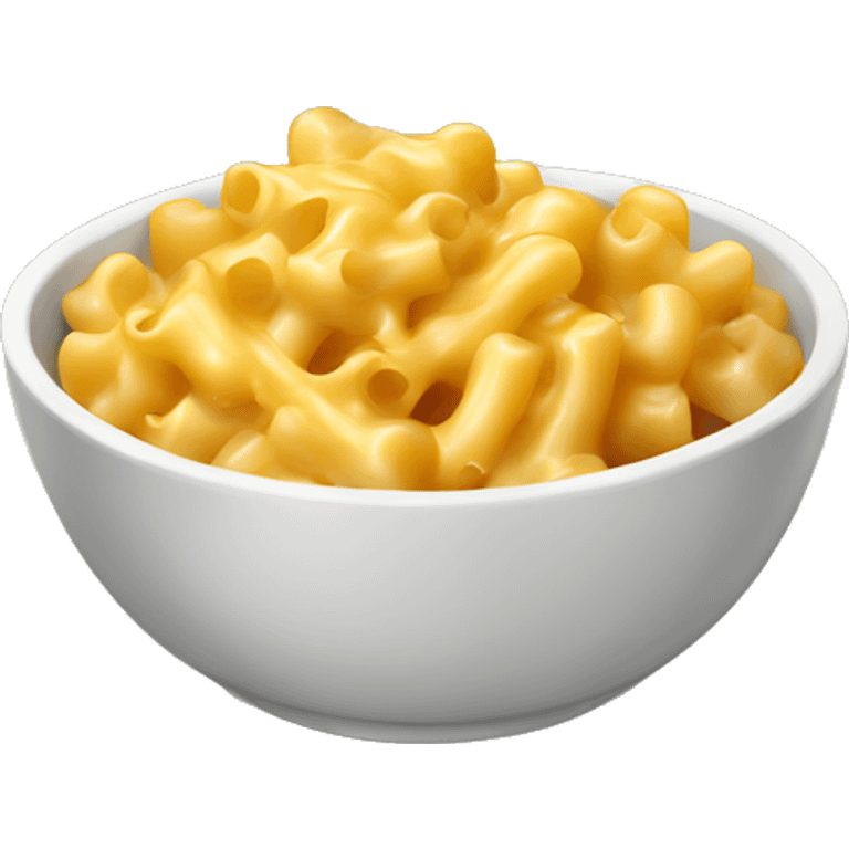 Bowl of Mac and cheese  emoji