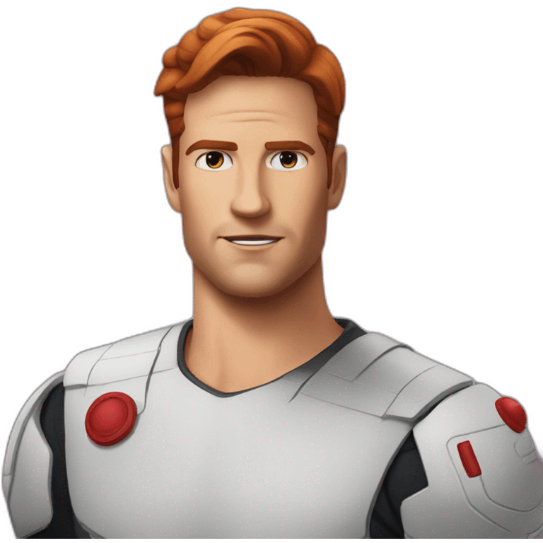 Ryan mcpartlin space captain slicked back red hair emoji