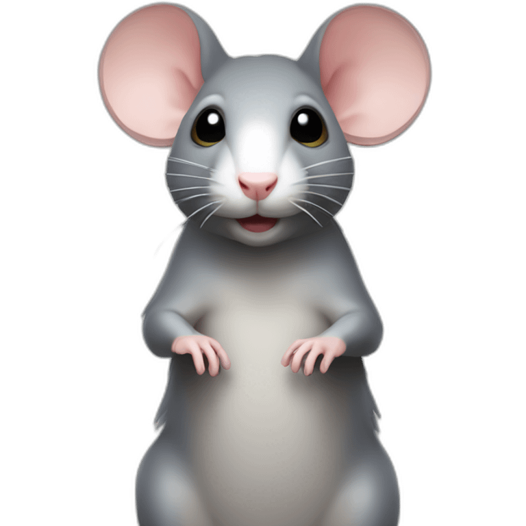 rat with halo ring above head emoji