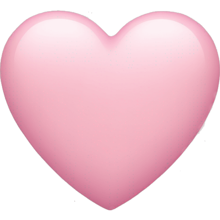 pastel pink heart emoji