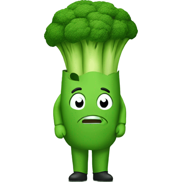 Man in broccoli costume  emoji