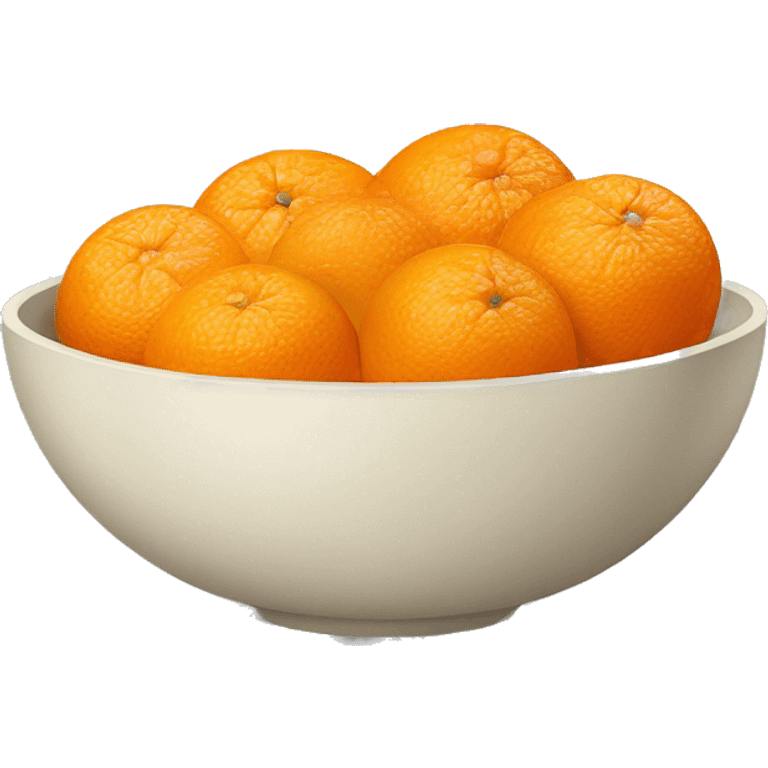 bowl of oranges emoji