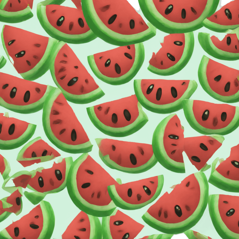 Angry watermelon  emoji