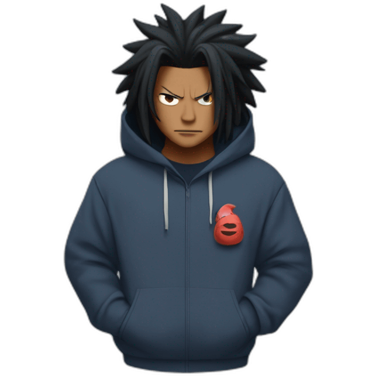 Madara in a nike hoodie emoji