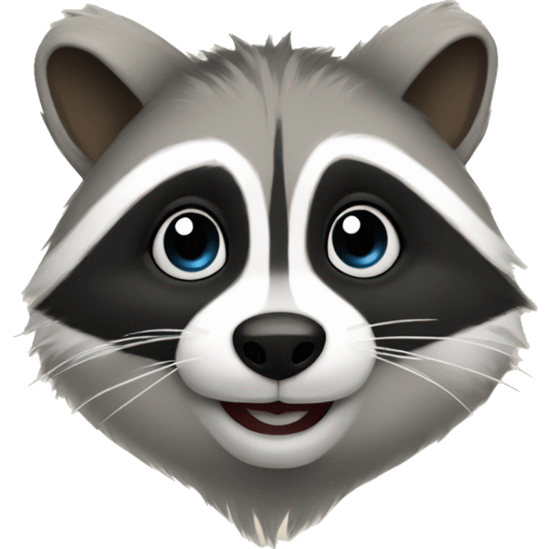 happy new year raccon emoji