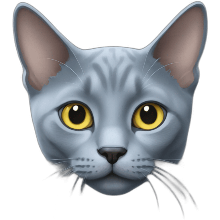 russian blue cat emoji