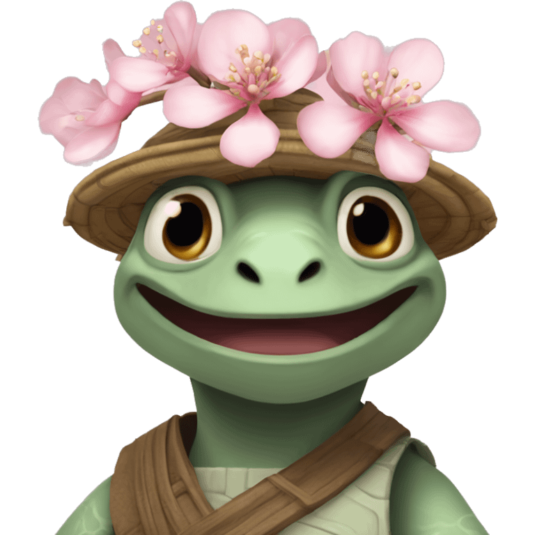 Master oogway with blossom  emoji