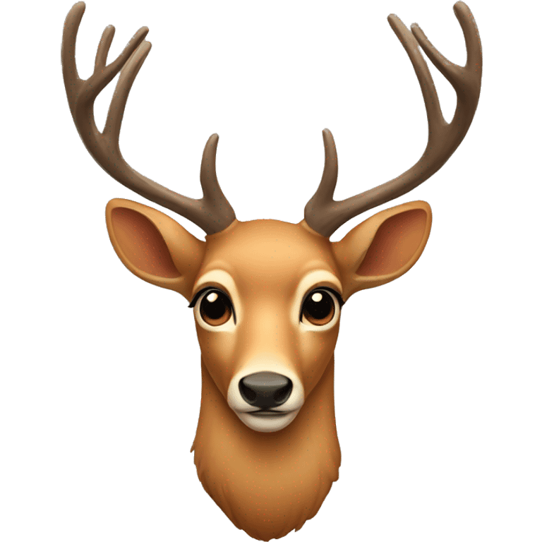 Deer with antlers emoji