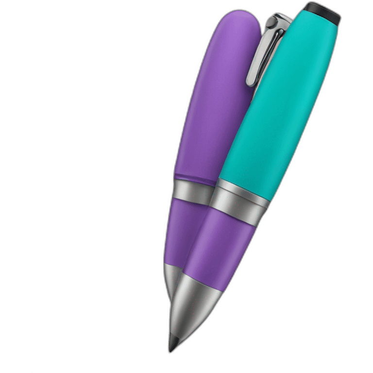 Stylo 4 couleur emoji