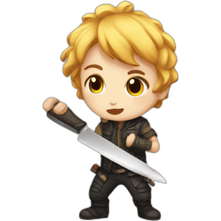 sweet-chibi-with-a-knife emoji