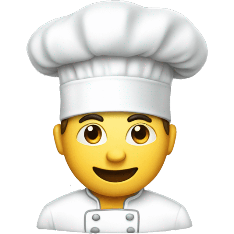 White chef hat emoji