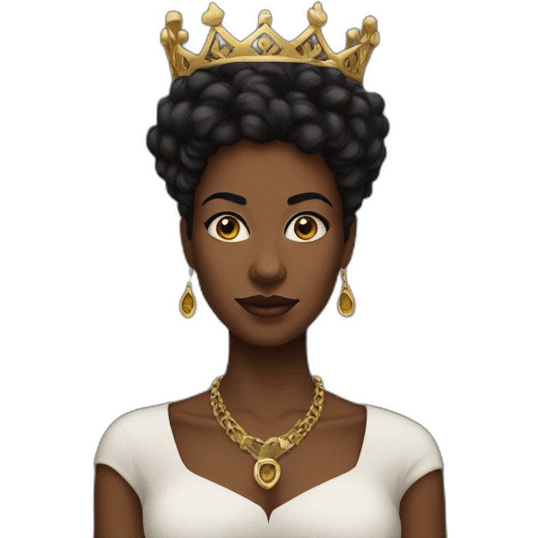 black queen emoji