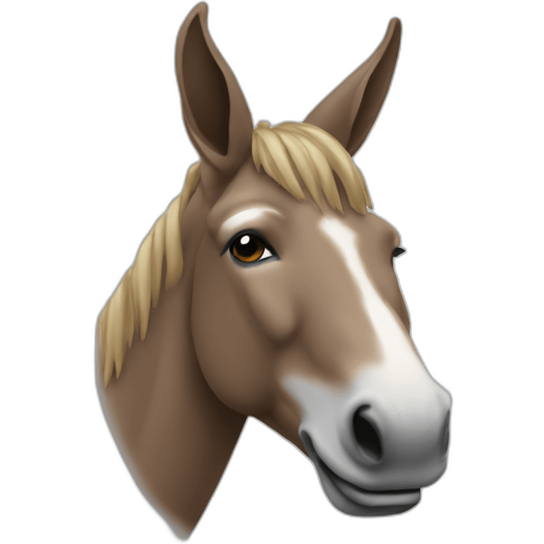 mule on a computer emoji