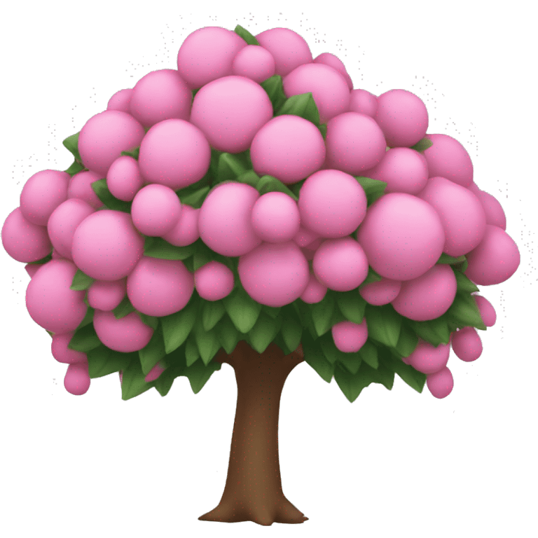 Arbol de navidad rosado emoji