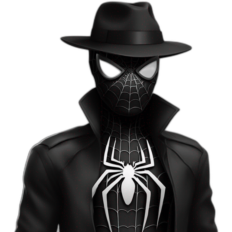 Spiderman Noir emoji