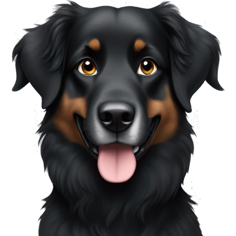 All black Australian Shepard, no white markings anywhere  emoji